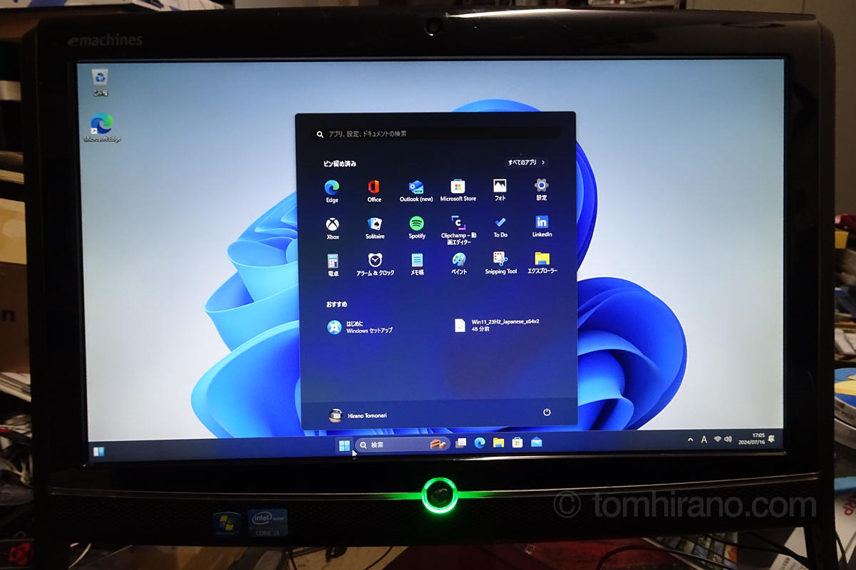 emachines Windows10ディスクトップパソコン 仕事におすすめ e-machines デスクトップPC（デスクトップパソコン(eMachines